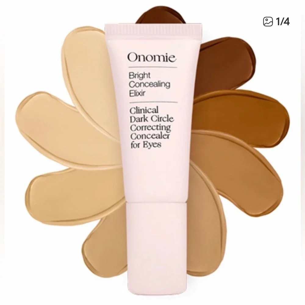 Onomie Bright Concealing Elixir — Dark Circle Concealer (Light Warm) 3 Tubes NIB